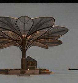 Assemble — the canopy tree raised